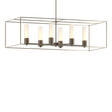 Hubbardton Forge 2018 Bronze Soft Gold Opal Glass (GG) Multi Portico Pendant