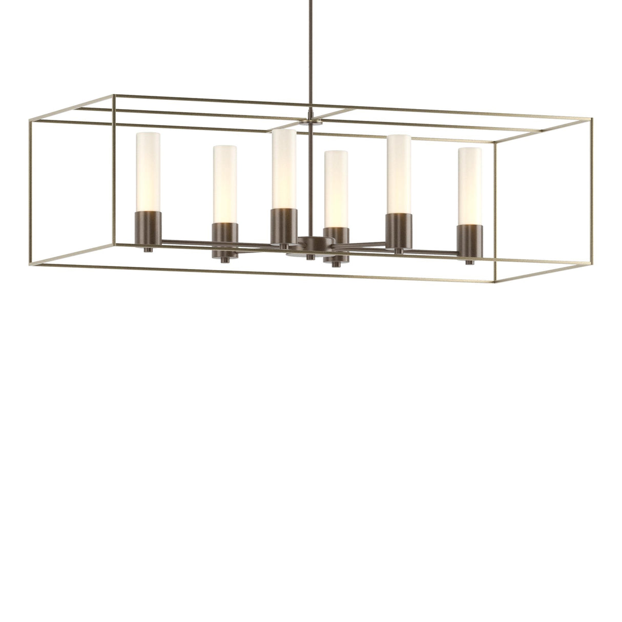 Hubbardton Forge 2018 Bronze Soft Gold Opal Glass (GG) Multi Portico Pendant