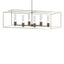 Hubbardton Forge 2018 Bronze Soft Gold Seeded Clear Glass (II) Multi Portico Pendant