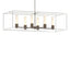 Hubbardton Forge 2018 Bronze Sterling Opal Glass (GG) Multi Portico Pendant