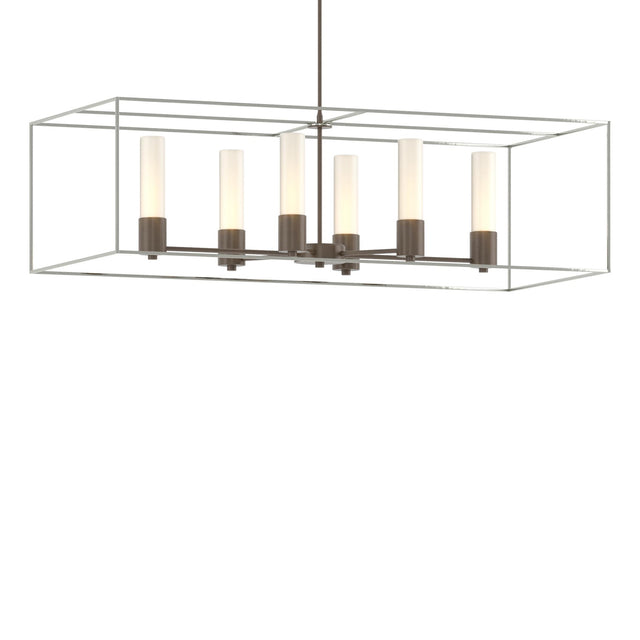 Hubbardton Forge 2018 Bronze Sterling Opal Glass (GG) Multi Portico Pendant