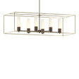 Hubbardton Forge 2018 Bronze Modern Brass Opal Glass (GG) Multi Portico Pendant