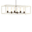 Hubbardton Forge 2018 Bronze Modern Brass Opal Glass (GG) Multi Portico Pendant