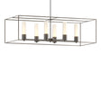 Hubbardton Forge 2018 Dark Smoke Bronze Opal Glass (GG) Multi Portico Pendant
