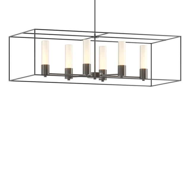 Hubbardton Forge 2018 Dark Smoke Black Opal Glass (GG) Multi Portico Pendant