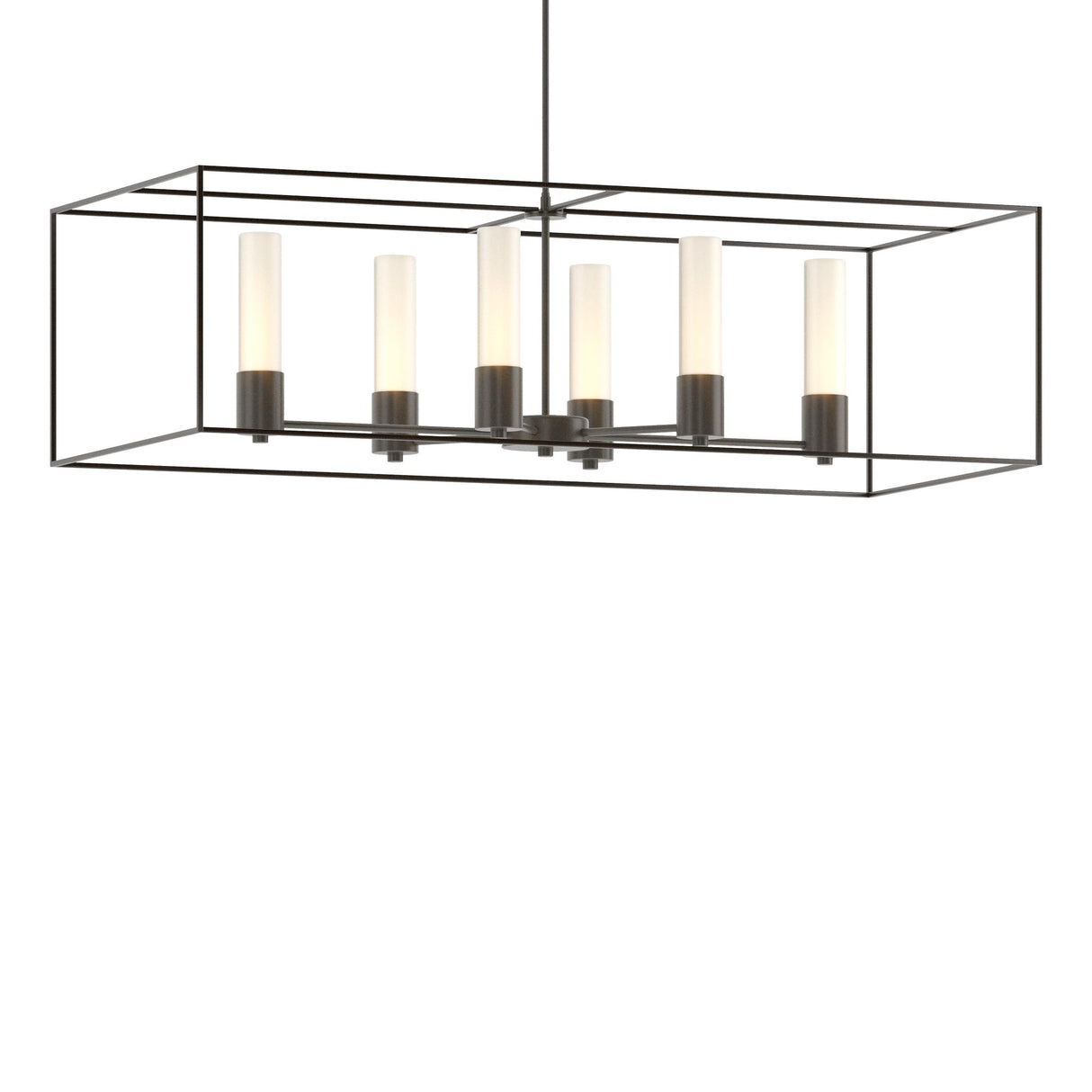 Hubbardton Forge 2018 Dark Smoke Oil Rubbed Bronze Opal Glass (GG) Multi Portico Pendant