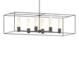 Hubbardton Forge 2018 Dark Smoke Natural Iron Opal Glass (GG) Multi Portico Pendant