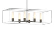Hubbardton Forge 2018 Dark Smoke Vintage Platinum Opal Glass (GG) Multi Portico Pendant