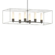Hubbardton Forge 2018 Dark Smoke Sterling Opal Glass (GG) Multi Portico Pendant