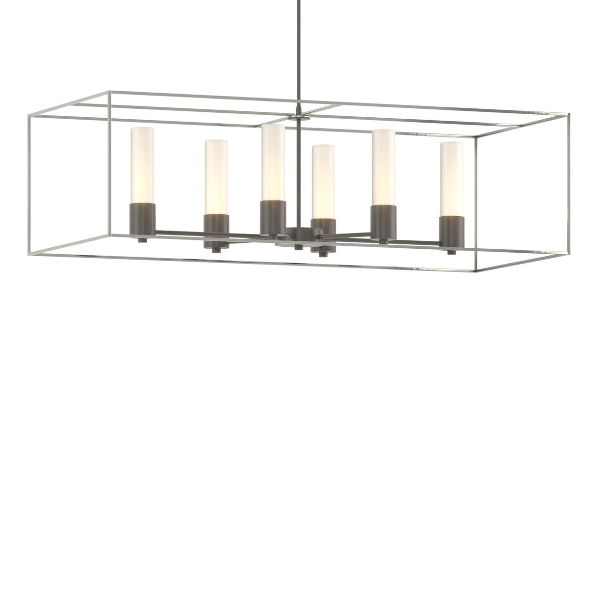 Hubbardton Forge 2018 Dark Smoke Sterling Opal Glass (GG) Multi Portico Pendant