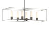 Hubbardton Forge 2018 Dark Smoke Sterling Opal Glass (GG) Multi Portico Pendant