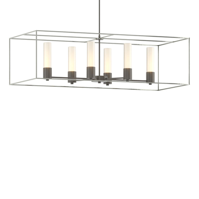 Hubbardton Forge 2018 Dark Smoke Sterling Opal Glass (GG) Multi Portico Pendant