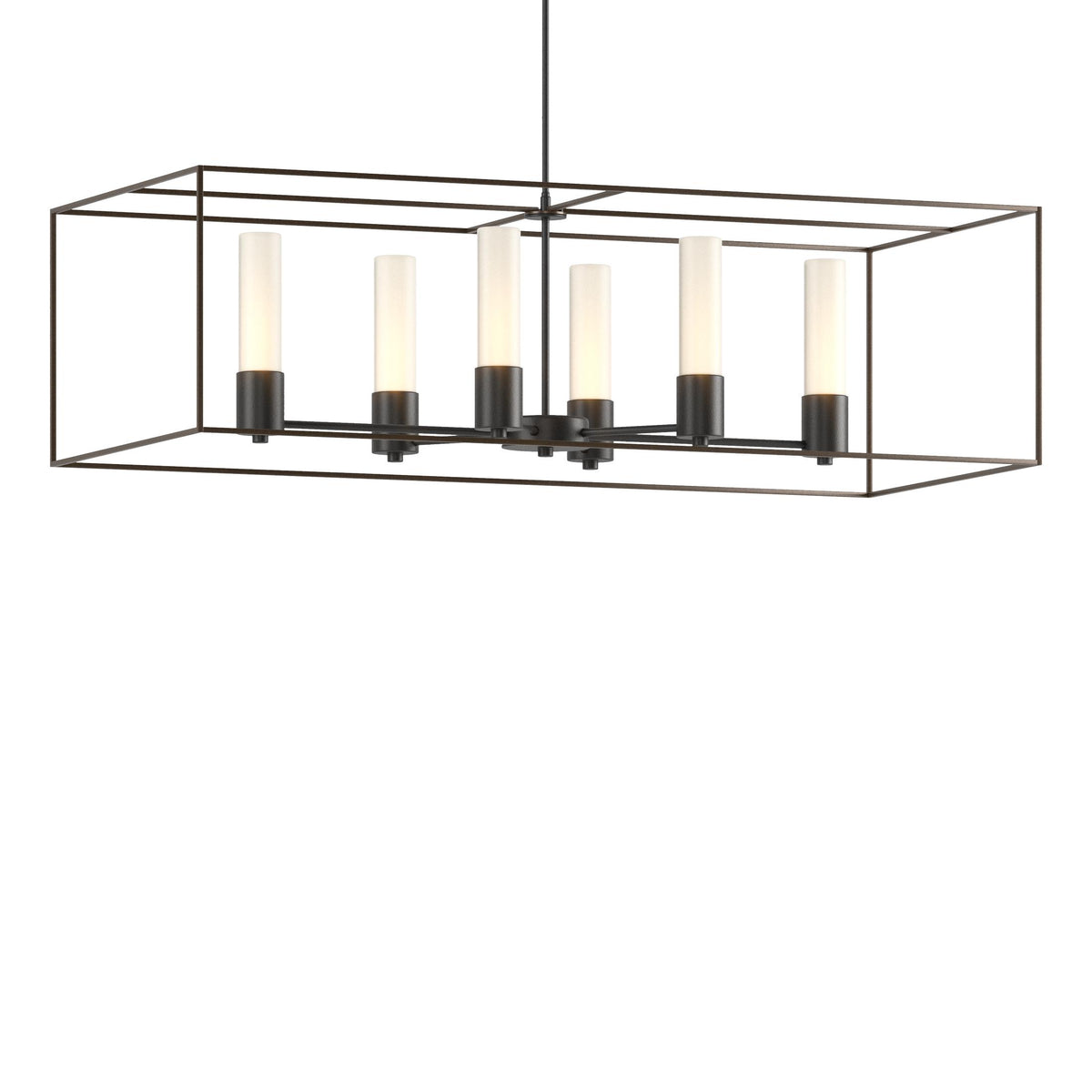 Hubbardton Forge 2018 Black Bronze Opal Glass (GG) Multi Portico Pendant