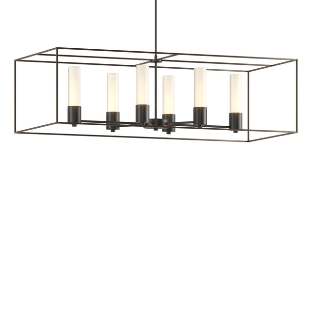 Hubbardton Forge 2018 Black Bronze Opal Glass (GG) Multi Portico Pendant
