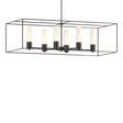 Hubbardton Forge 2018 Black Dark Smoke Opal Glass (GG) Multi Portico Pendant
