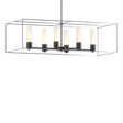 Hubbardton Forge 2018 Black Vintage Platinum Opal Glass (GG) Multi Portico Pendant