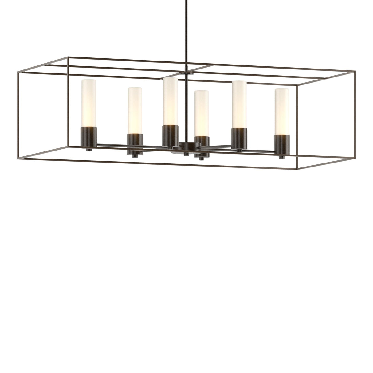 Hubbardton Forge 2018 Oil Rubbed Bronze Bronze Opal Glass (GG) Multi Portico Pendant