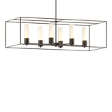 Hubbardton Forge 2018 Oil Rubbed Bronze Bronze Opal Glass (GG) Multi Portico Pendant