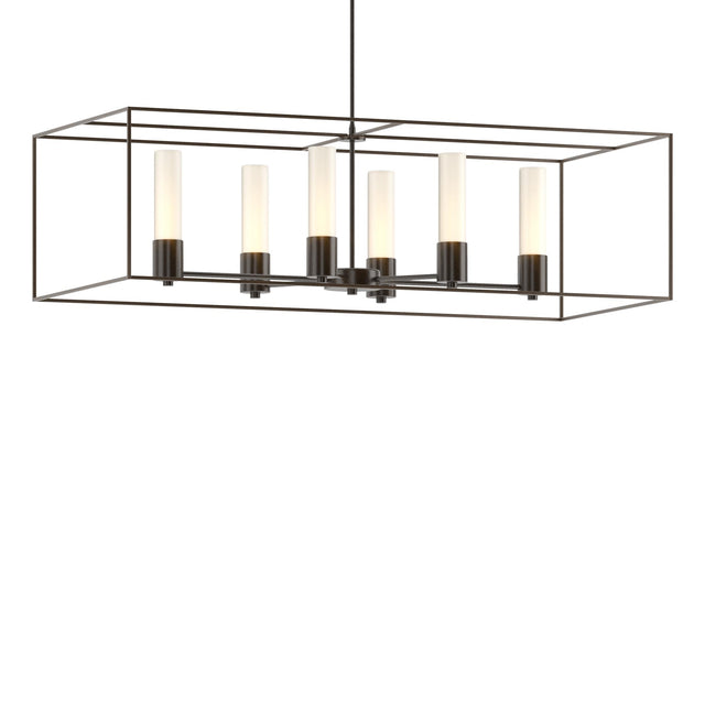 Hubbardton Forge 2018 Oil Rubbed Bronze Bronze Opal Glass (GG) Multi Portico Pendant