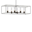 Hubbardton Forge 2018 Oil Rubbed Bronze Natural Iron Seeded Clear Glass (II) Multi Portico Pendant