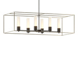 Hubbardton Forge 2018 Oil Rubbed Bronze Soft Gold Opal Glass (GG) Multi Portico Pendant