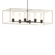 Hubbardton Forge 2018 Oil Rubbed Bronze Modern Brass Opal Glass (GG) Multi Portico Pendant