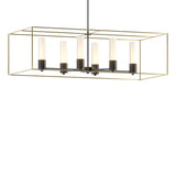 Hubbardton Forge 2018 Oil Rubbed Bronze Modern Brass Opal Glass (GG) Multi Portico Pendant