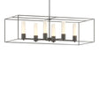 Hubbardton Forge 2018 Natural Iron Dark Smoke Opal Glass (GG) Multi Portico Pendant