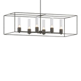 Hubbardton Forge 2018 Natural Iron Natural Iron Seeded Clear Glass (II) Multi Portico Pendant