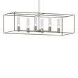 Hubbardton Forge 2018 Vintage Platinum Bronze Seeded Clear Glass (II) Multi Portico Pendant