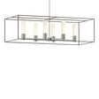 Hubbardton Forge 2018 Vintage Platinum Bronze Opal Glass (GG) Multi Portico Pendant
