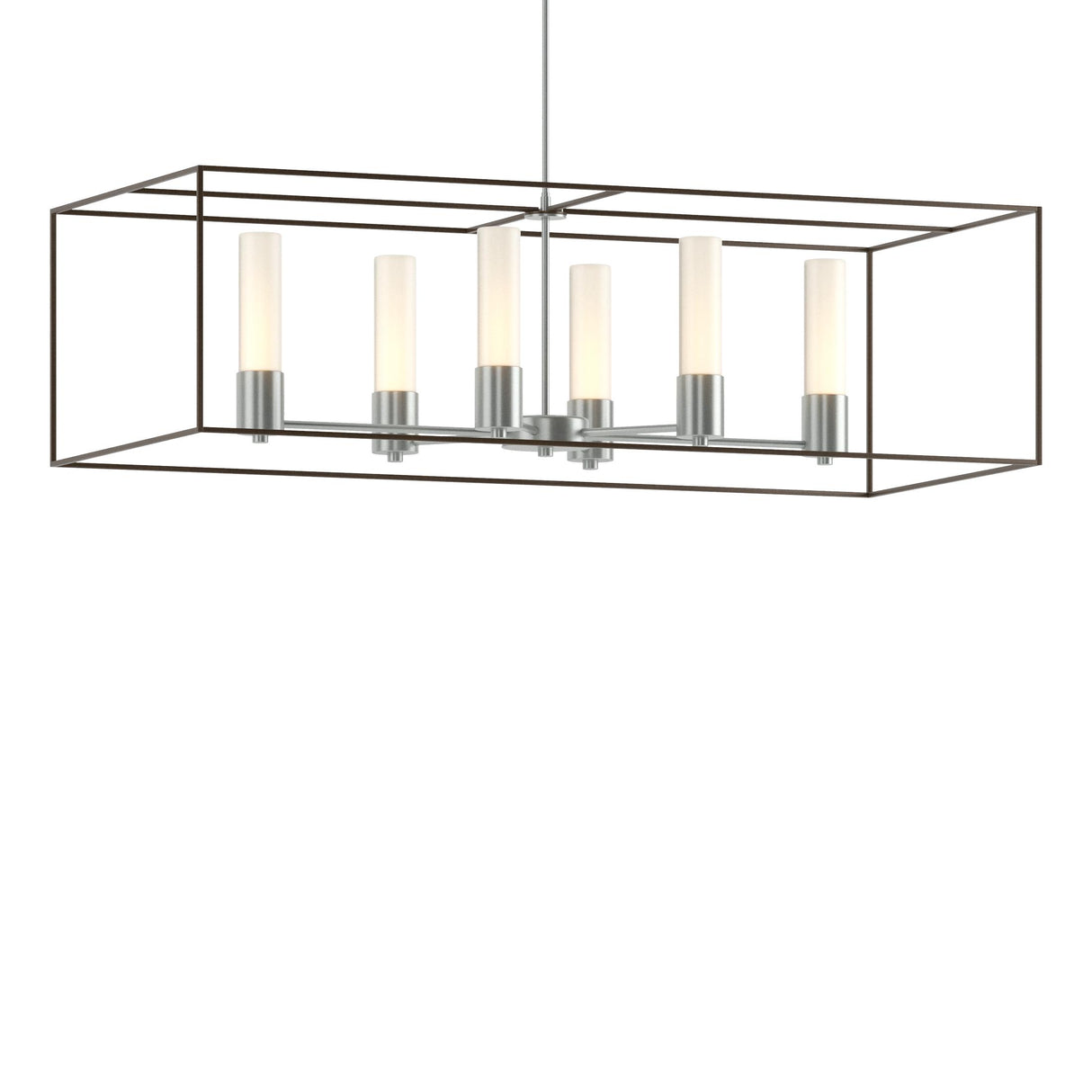 Hubbardton Forge 2018 Vintage Platinum Bronze Opal Glass (GG) Multi Portico Pendant