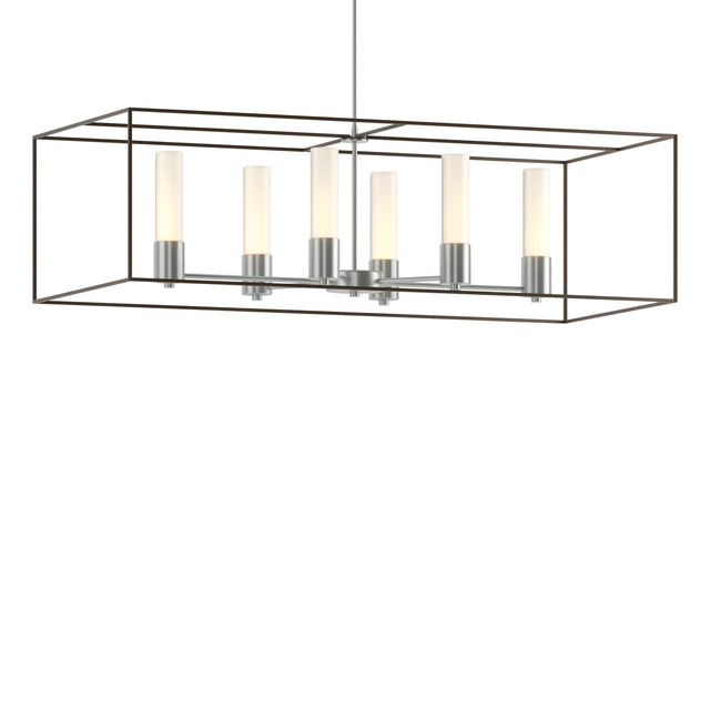 Hubbardton Forge 2018 Vintage Platinum Bronze Opal Glass (GG) Multi Portico Pendant