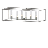 Hubbardton Forge 2018 Vintage Platinum Oil Rubbed Bronze Seeded Clear Glass (II) Multi Portico Pendant