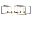Hubbardton Forge 2018 Soft Gold Oil Rubbed Bronze Opal Glass (GG) Multi Portico Pendant