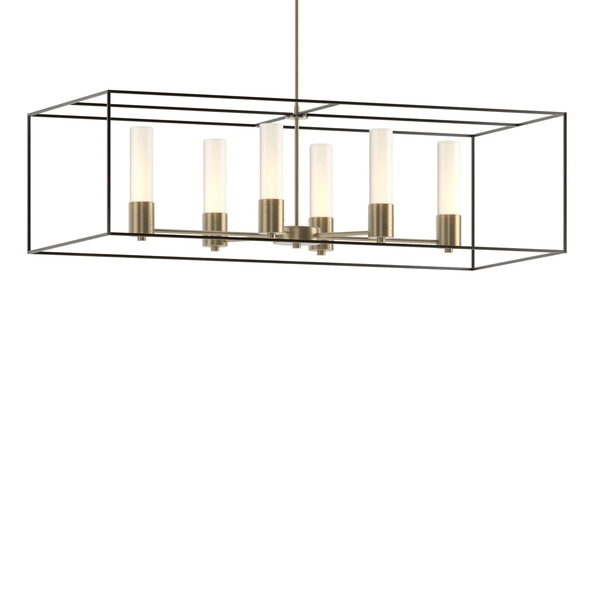 Hubbardton Forge 2018 Soft Gold Oil Rubbed Bronze Opal Glass (GG) Multi Portico Pendant
