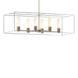 Hubbardton Forge 2018 Soft Gold Vintage Platinum Opal Glass (GG) Multi Portico Pendant