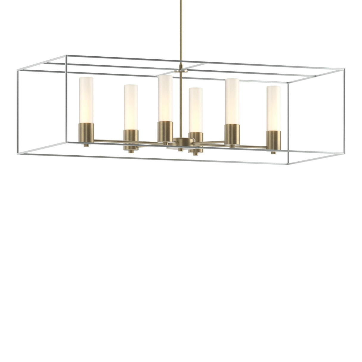 Hubbardton Forge 2018 Soft Gold Vintage Platinum Opal Glass (GG) Multi Portico Pendant