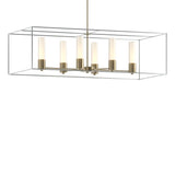 Hubbardton Forge 2018 Soft Gold Vintage Platinum Opal Glass (GG) Multi Portico Pendant
