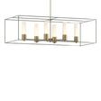 Hubbardton Forge 2018 Soft Gold Sterling Opal Glass (GG) Multi Portico Pendant