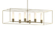 Hubbardton Forge 2018 Soft Gold Modern Brass Opal Glass (GG) Multi Portico Pendant