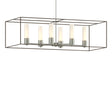 Hubbardton Forge 2018 Sterling Bronze Opal Glass (GG) Multi Portico Pendant