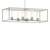 Hubbardton Forge 2018 Sterling Bronze Opal Glass (GG) Multi Portico Pendant
