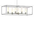 Hubbardton Forge 2018 Sterling Black Opal Glass (GG) Multi Portico Pendant
