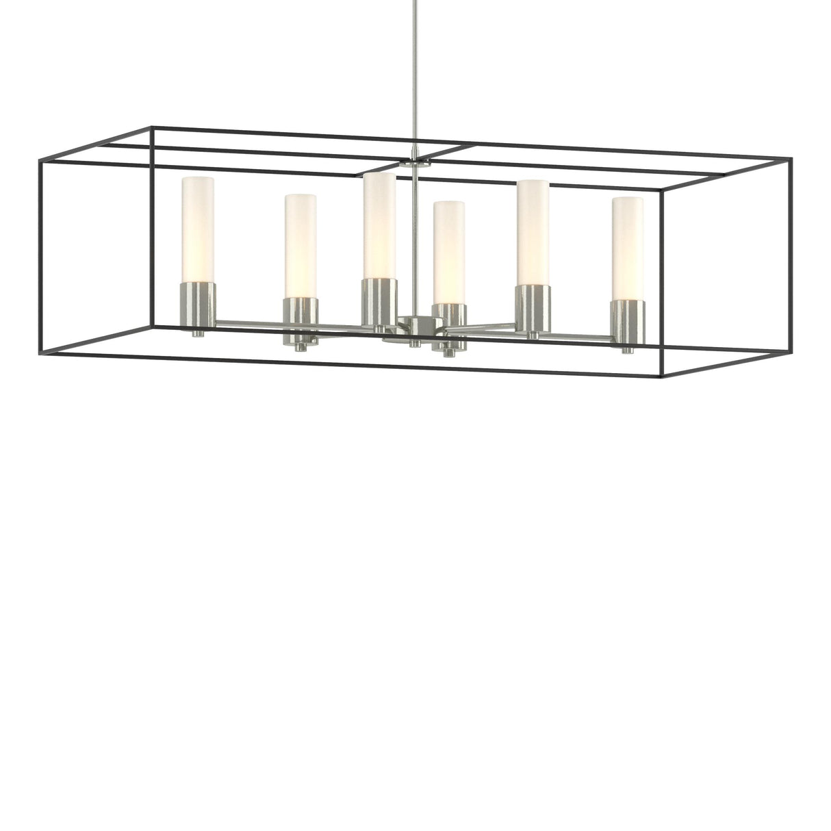 Hubbardton Forge 2018 Sterling Black Opal Glass (GG) Multi Portico Pendant