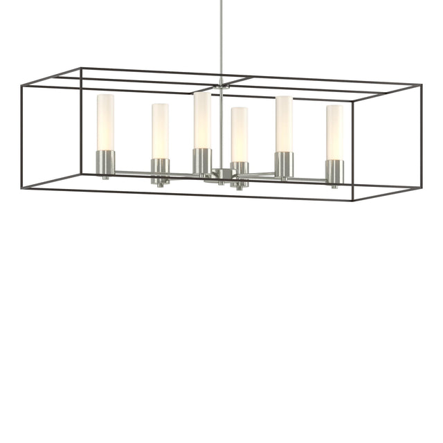 Hubbardton Forge 2018 Sterling Oil Rubbed Bronze Opal Glass (GG) Multi Portico Pendant