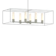 Hubbardton Forge 2018 Sterling Vintage Platinum Opal Glass (GG) Multi Portico Pendant