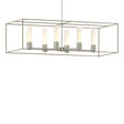 Hubbardton Forge 2018 Sterling Soft Gold Opal Glass (GG) Multi Portico Pendant