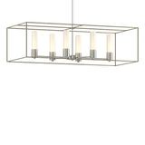 Hubbardton Forge 2018 Sterling Soft Gold Opal Glass (GG) Multi Portico Pendant