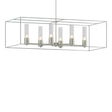Hubbardton Forge 2018 Sterling Vintage Platinum Seeded Clear Glass (II) Multi Portico Pendant